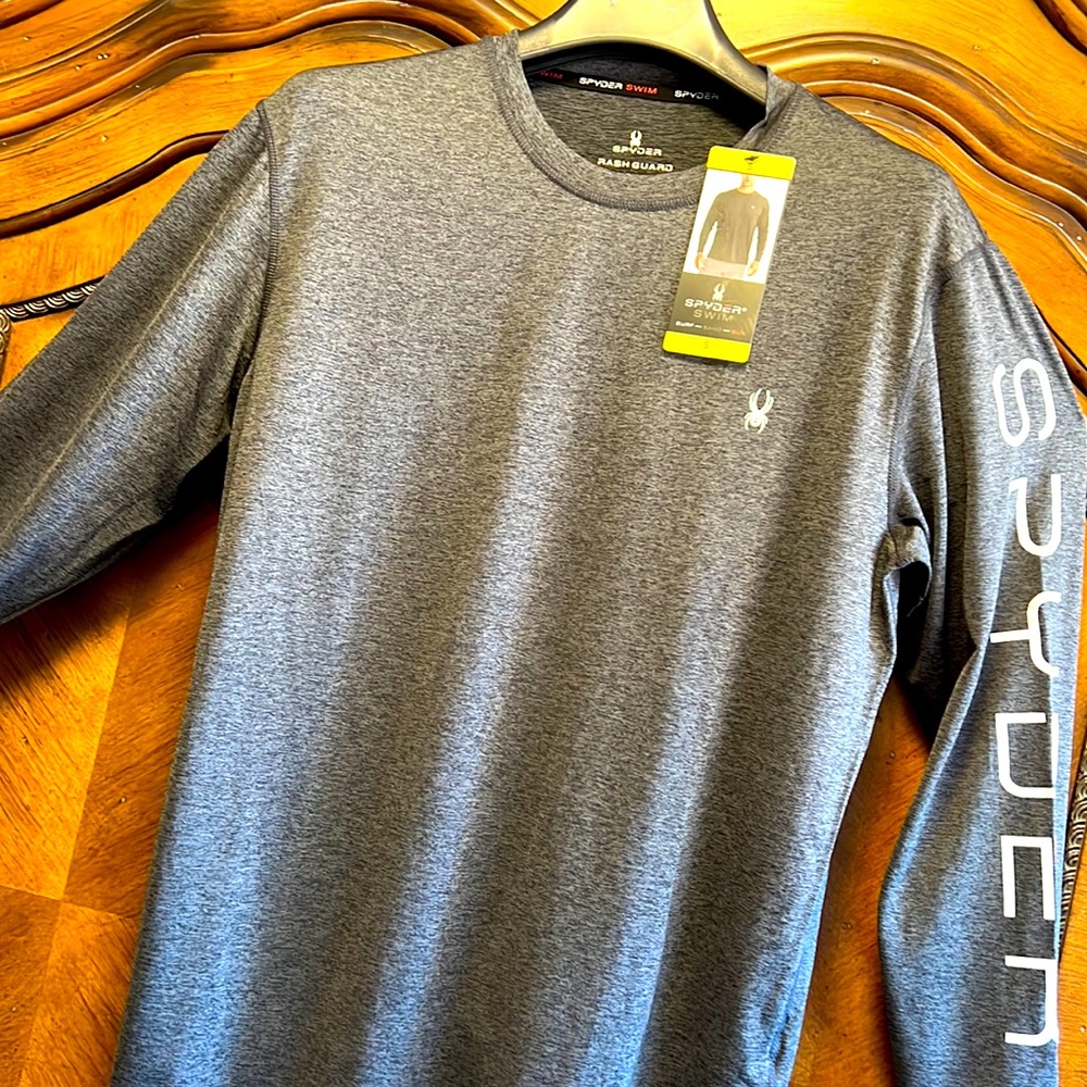 Spyder Activewear Swim, Rash Guard, Breathable, Surf-Sand-Sun Quick Dry Stretch!